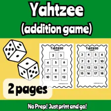 Addition Yahtzee