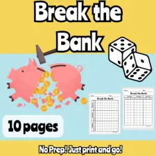 Break the Bank (Place Value Game)